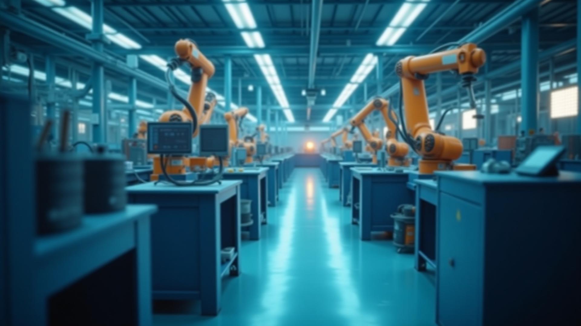 Modern automated manufacturing facility in Virginia