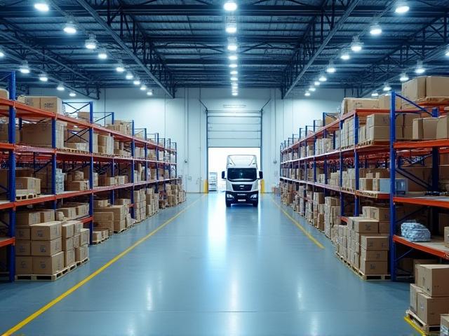 Logistics distribution center hub operations